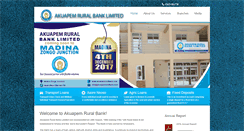 Desktop Screenshot of akuapemruralbank.com